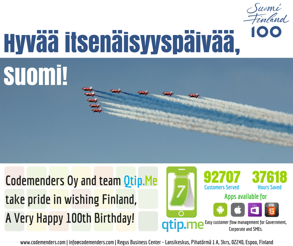 Happy birthday, Finland